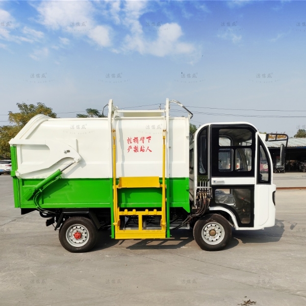 壓縮掛桶垃圾車是什么樣的？